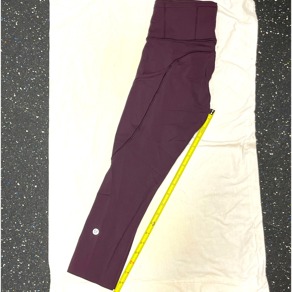 Lululemon fast and free capri size 4